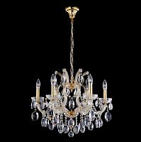 подвесная люстра crystal lux hollywood sp6 gold в Архангельске