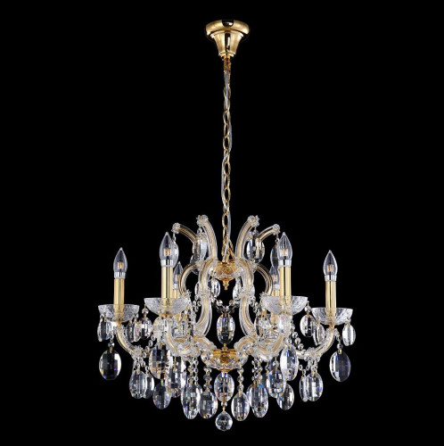 подвесная люстра crystal lux hollywood sp6 gold в Архангельске