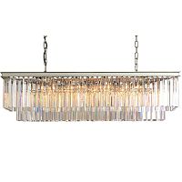 люстра odeon l120 серая(металлик), прозрачное стекло в Архангельске