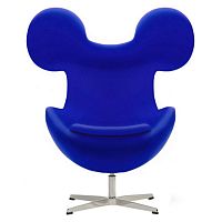 кресло egg mickey синее в Архангельске