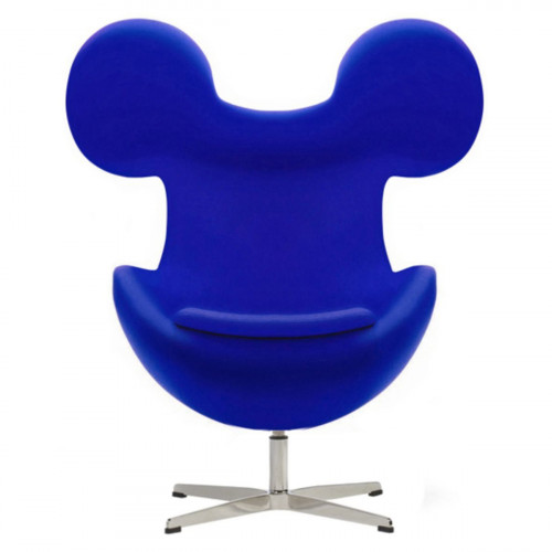 кресло egg mickey синее в Архангельске