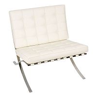 кресло barcelona style chair белое в Архангельске