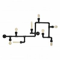 потолочная люстра ideal lux plumber pl8 nero в Архангельске