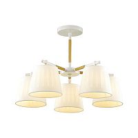 потолочная люстра odeon light nicola 4111/5 белый в Архангельске