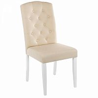 стул деревянный menson white / fabric сream в Архангельске