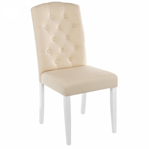 стул деревянный menson white / fabric сream в Архангельске