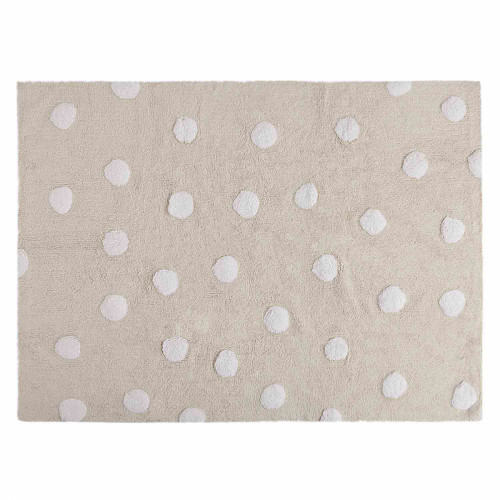 ковер polka dots бежевый-белый в Архангельске