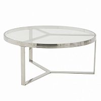 стол silver glass серебристый, прозрачный в Архангельске