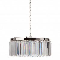 люстра rhys clear glass хром, прозрачная, чёрная в Архангельске