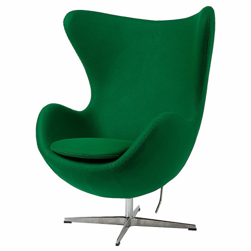 кресло egg chair кашемир зеленое в Архангельске