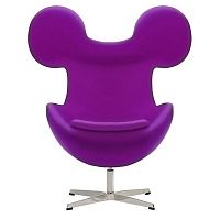 кресло egg mickey фиолетовое в Архангельске