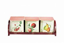 набор емкостей для хранения на подставке fruits в Архангельске