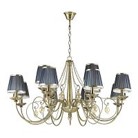 подвесная люстра odeon light niagara 3921/12 синяя в Архангельске